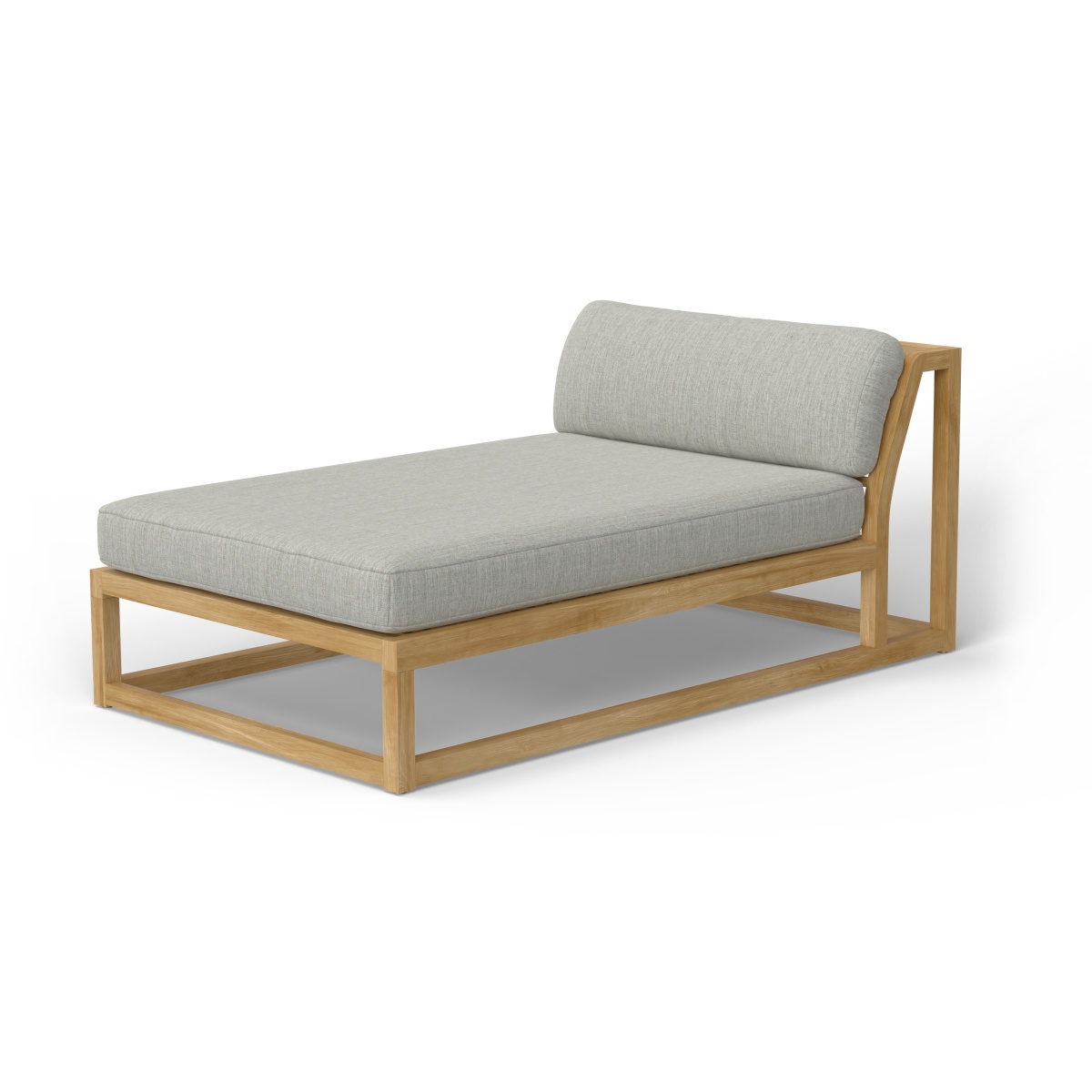 Maya Teak Outdoor Premium Daybed with Sunbrella Westminster Teak