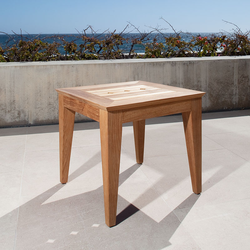 Craftsman Teak Outdoor Side Table Westminster Teak Outdoor Furniture