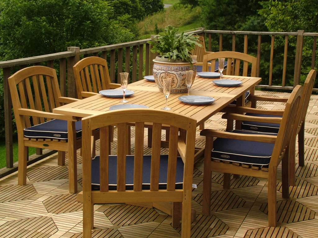 11 piece Teak Dining Set seating for 8 to 12 - Westminster ...