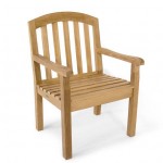 Curved Back Armchair