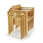 Teak Stacking Chairs
