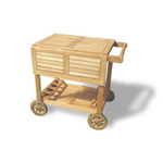Teak Drink Trolley