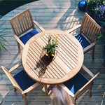 Barbuda Folding Table<br> Sussex Stacking Armchairs