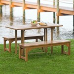 Barbuda Bench Set for 4