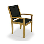 The Trinity Teak Armchair is made of 100% solid, plantation grown, Indonesian Teak Wood. All our outdoor teak armchairs are made with the same quality that was rated BEST OVERALL by the Wall Street Journal.