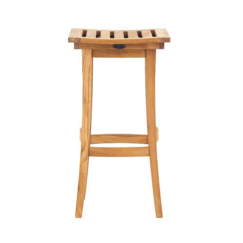 All Weather Teak Wood Backless Bar Stool Westminster Teak Outdoor