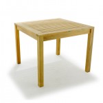 The Bistro Teak Dining Table is stylish and durable. Our teak dining tables have a life expectancy of 75 years, untreated and weathered.