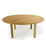 Round Table, Circular Teak wood table.  Indoor and Outdoor Furniture.  Teak wood round table lasts at least 80 years, unweathered and treated!
