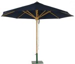 Westminster Teak Umbrellas are built to last by offering a teak umbrella pole that is 1.95 inches in diameter. Made to fit our teak tables for comfortable teak outdoor dining. Our wooden Umbrellas have the quality that was Rated Best Overall by the Wall Street Journal.