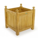 Teak Planters that last a lifetime.  Teak Wood is impervious to the elements, making it the perfect wood to make a wooden planter. Rated Best Overall.  All of our Teak Furniture, Outdoor Furniture, Patio Furniture, Outdoor Patio Furniture, Wood Furniture, Teak Outdoor Patio Furniture is covered by our Lifetime Warranty. Teak benches, teak chairs, teak tables, and replacement cushions.