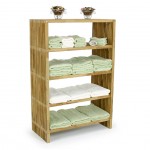 Our 48” Teak Storage Shelf is made of 100% Certified Teak Wood and is backed by our Lifetime Warranty as is all of our teak storage floor shelves.
