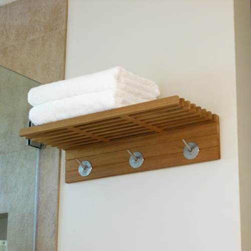 Wall Mounted Shelf With Hooks Westminster Teak Outdoor Furniture