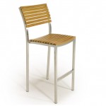 No other Teak SS Kelly Stackable Armchair is better made than the Westminster teak barstools.  Our teak barstools are bigger, stronger, and thicker.  All of our teak furniture comes with a lifetime warranty and a money back Guarantee.  