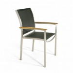 No other Teak SS Kelly Stackable Armchair is better made than the Westminster teak barstools.  Our teak barstools are bigger, stronger, and thicker.  All of our teak furniture comes with a lifetime warranty and a money back Guarantee.  
