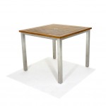 No other Teak Stainless Dining Table is better made than the Westminster teak Gemini Stainless Extension Teak Table.  Our teak tables are bigger, stronger, and thicker.  All of our teak furniture comes with a lifetime warranty and a money back Guarantee.  
