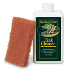 Teak Cleaner by Golden-Teak is the ONLY furniture care product that Westminster Teak recommends for removing mold and dirt while restoring Teak to its original golden color. This furniture care product cleans and brightens in one step.