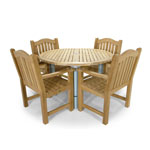 At Westminster Teak, our teak outdoor furniture is made of 100% solid , plantation grown, indonesian teak wood. Our teak wood furniture is manufactured of the same quality that was rated 