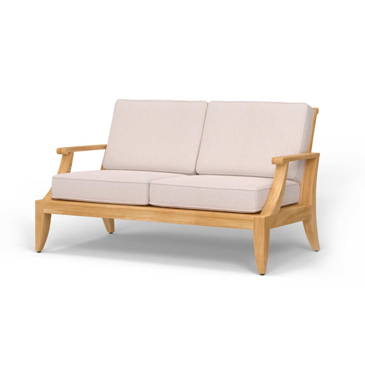 Laguna Love Seat with Sunbrella Cushions Westminster Teak