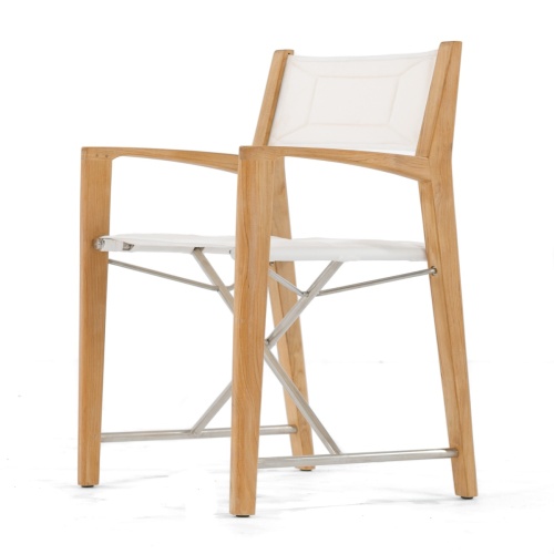 12915F Odyssey Director Chair angled left side facing front on white background
