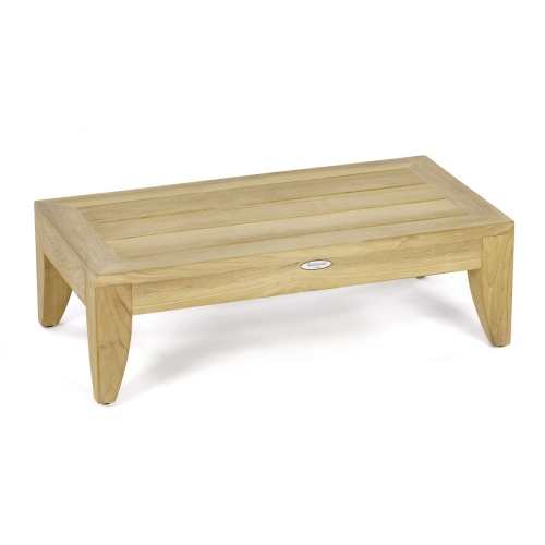 Rectangular Wooden End Table