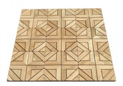 Diamond Teak Flooring tiles