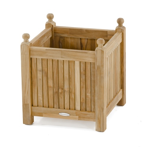 18109 square planter box angled view on white background