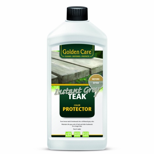 30105 Golden Care Teak Instant Grey 1 liter bottle on white background