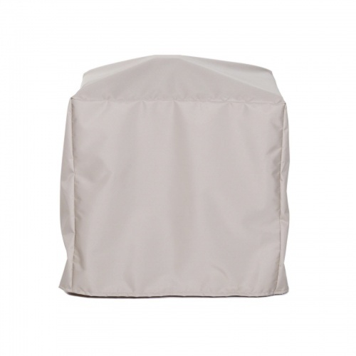 67440 Folding Tray Table Cover for 17440 Teak Folding Tray Table side view on white background 