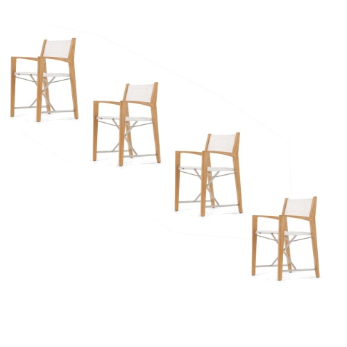 70889 Odyssey Folding Chair set of 4 on white background