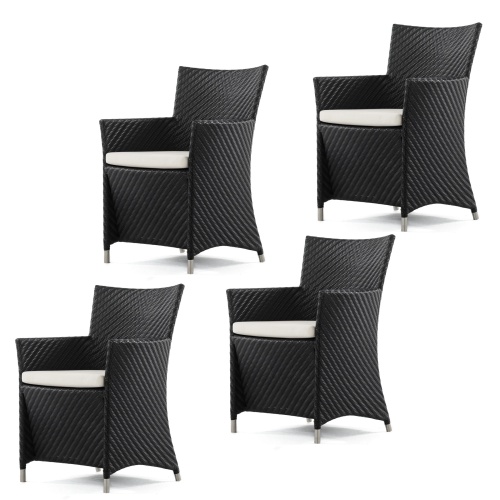 70911 Valencia Dining Chair Set of 4 on White Background