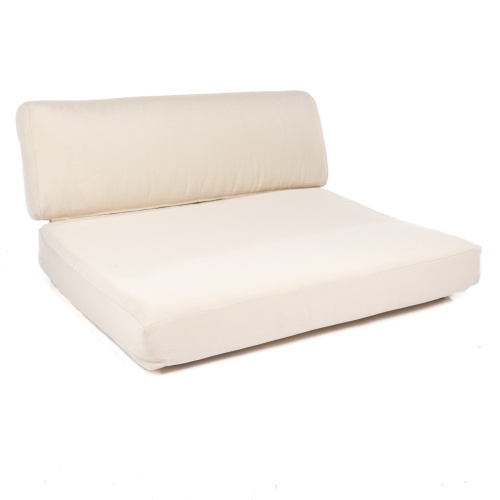 image of 72343MTO Maya Slipper Chair Cushion in canvas color on white background