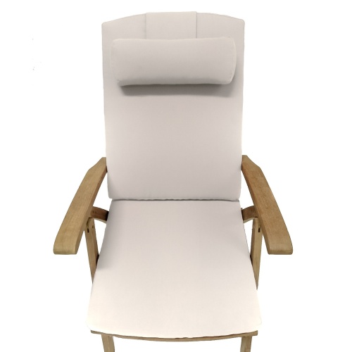 image of 72569SBMTO canvas color seat and back cushion on a Barbuda Recliner