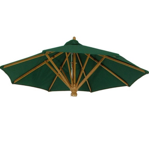 79160 Umbrella Fabric in Forest Green color for 17540 Round Umbrella side view on white background 