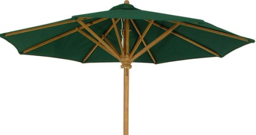 79643 Umbrella Fabric in Forest Green color for 17640 Umbrella side view on white background