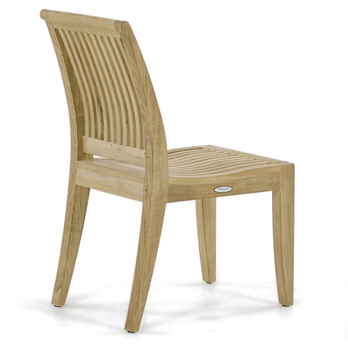 Laguna side chair facing right rear angled on white background