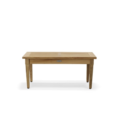 14345 veranda teak coffee table front view on white background