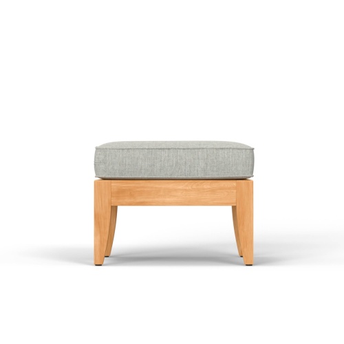 Laguna Teak Ottoman with Sunbrella Cushion Westminster Teak