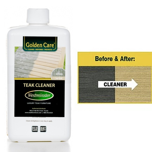 30100 Golden Care Teak Cleaner showing the maintaining time in months of Teak Cleaner on white background