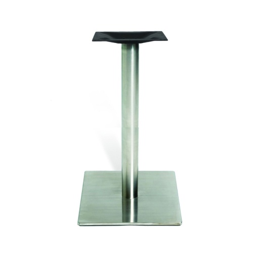 70881 Vogue 41 inch Stainless Steel Bar Table Base on white background