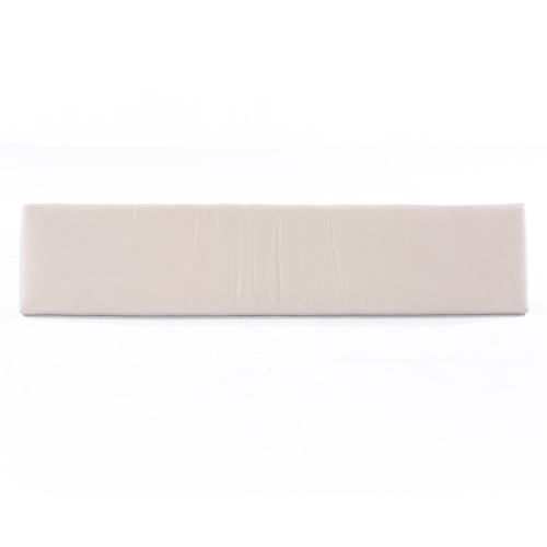 71043MTO canvas color 6 foot Backless Bench Cushion top view on white background