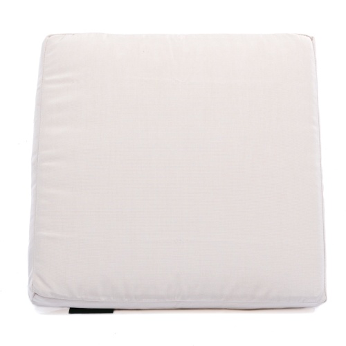 71910MTO Laguna Side Counter or Bar Stool Seat Cushion in Canvas closeup view of top on white background