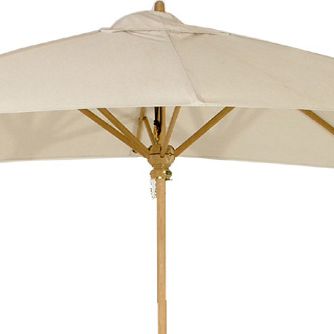 79640TT Umbrella Fabric in Terracotta color for 17640 Umbrella closeup side view on white background