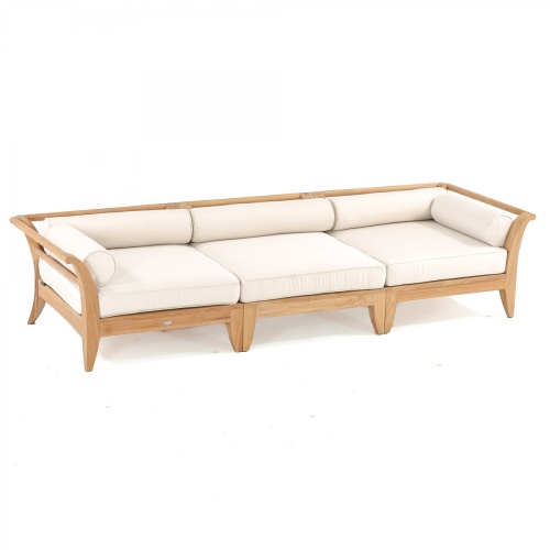 70102 aman dais three piece sofa set cushioned angled on white background