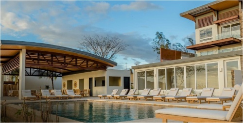 image of 70308 Lot of Horizon loungers around a pool at Santa Maria Nicaragua Resort