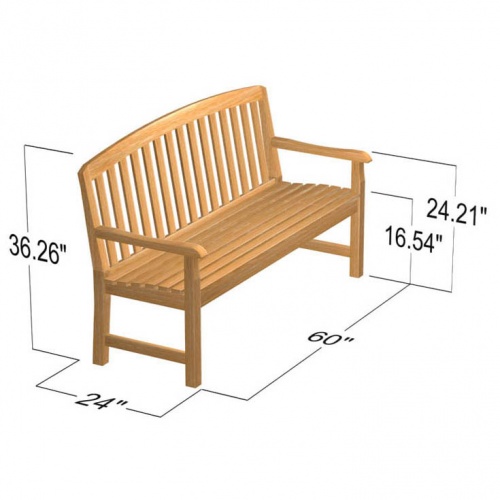 best teak benches