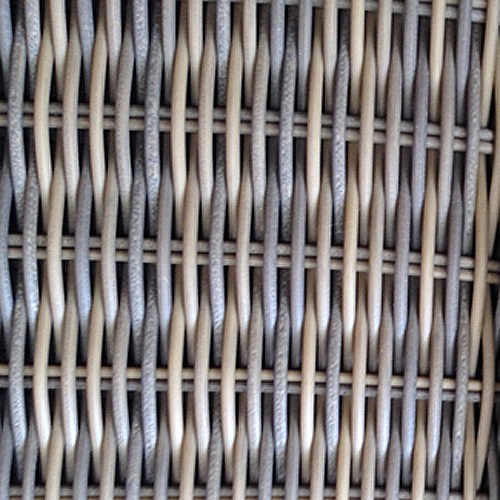 31007DP Malaga Wicker Side Table closeup view showing woven wicker