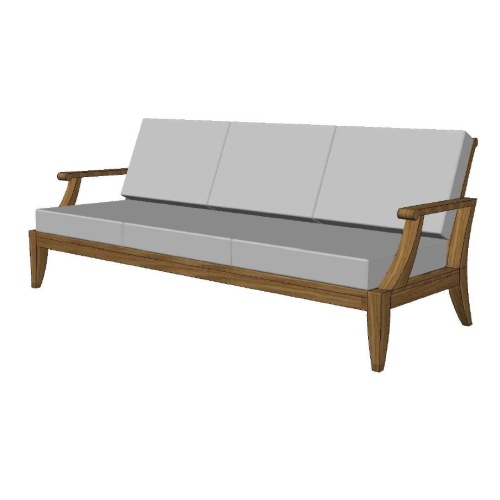 wooden sofa couch