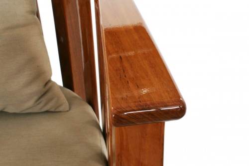teak wood armchairs