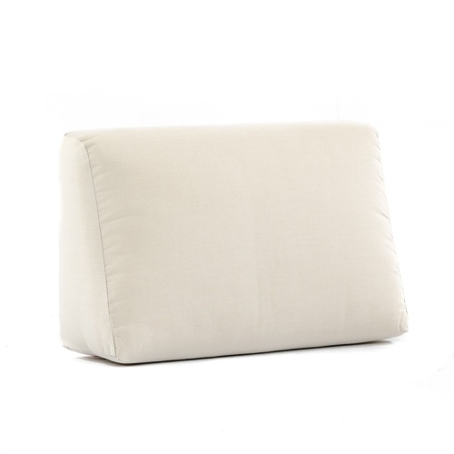 31001dp Malaga collection armchair back cushion shown in canvas color on white background