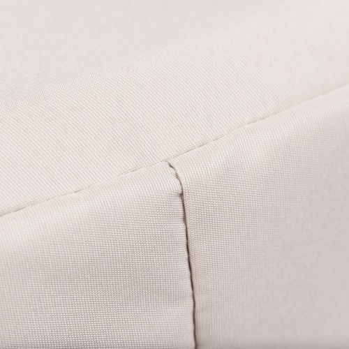 60707 Furniture Cover for 70707 Laguna Chair and Ottoman Set showing closeup of canvas cover seam 